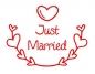Preview: Just Married Bügelbild